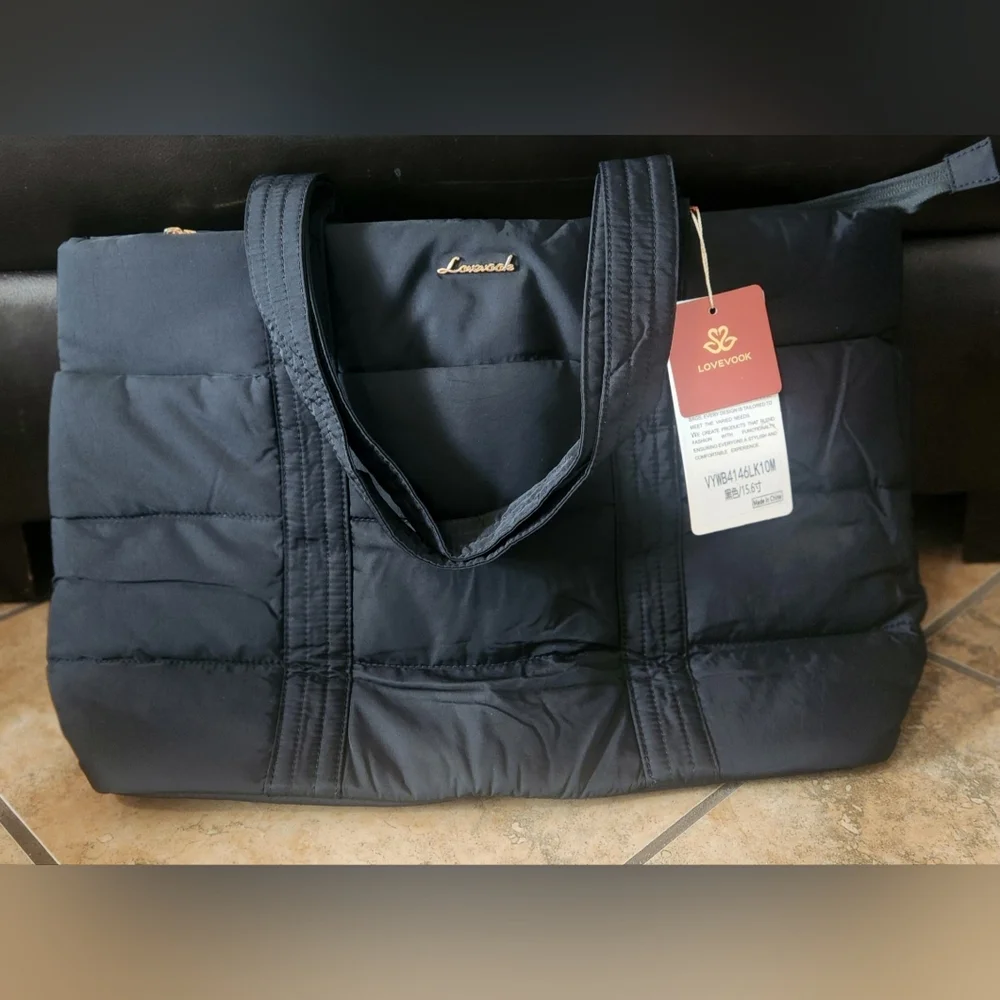 Lovevook Large Quilted Puffer Tote